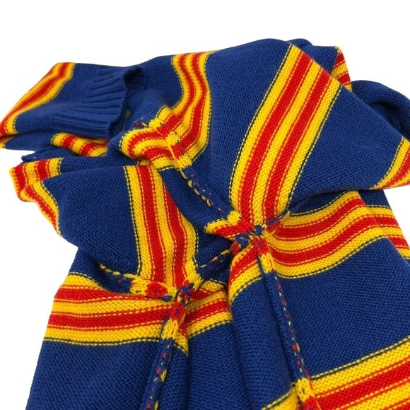 Disney x Forever 21 Daffy Duck Long Sleeve Crew Neck Sweater Size L Blue Gold - Picture 9 of 11